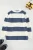 TRENDYOLKIDS Jongens Ecru Colorblock Lang Regular fit Truien