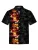 Hawaiihemdshop.de Overhemd ‘Hawaiihemd Paradise Night’  zwart