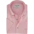 Roze gemêleerd Ledub overhemd korte mouw Modern Fit contrastknopen