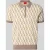 HUGO poloshirt met ritssluiting en all-over print model ‘SEOMO’