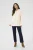 Overhemd met lang mouwen CRVenea Loose fit offwhite
