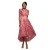 Asymmetrische Midi Strak Lacedress met Festonnekraag Dames Goddiva