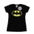 DC Comics Dames/Dames Batman Logo Katoenen T-Shirt (Zwart)