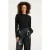 Smashed Lemon 24788 zwarte geribde coltrui met lurex