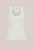WE Fashion – Dames tanktop van ribstof – Gebroken wit – Biologisch katoen –