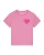 Watapparel Shirt ‘Pink Heart’  fuchsia / eosine