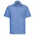 Russell Collection Heren Poplin Easy-Care overhemd met korte mouwen (Bedrijfsblauw)