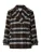 PIECES Tussenjas ‘PCMARBLE’  navy / donkerbruin / wit