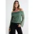 TRENDYOLMİLLA Dames Kaki Effen Lang Regular fit Blouses