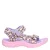 Braqeez sandalen met panterprint roze