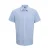 Premier Heren Gingham Shirt met korte mouwen (Lichtblauw/Wit)