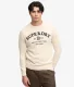 Applique Graphic Trui Grey