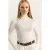Gestikte Lange Mouw Turtleneck Blouse