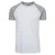 Urban Classics Heren Contrast Raglan T-shirt (Wit/Grijs)