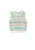 Chinti & Parker Trui ‘Miffy Fairisle’  lichtbeige / hemelsblauw / groen / zwart