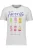 RAGMAN T-Shirt ronde hals wit, Bedrukt