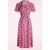 Tea Party jurk in rood en multi
