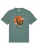 Watapparel Shirt ‘Kaktus Im Sonnenuntergang’  olijfgroen / spar / neonoranje / rosa