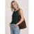 Street One Dames Top met ronde hals en schouderdetails in Groen