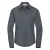 Russell Collectie Dames/Dames Lange Mouwen Poly-Katoen Gemakkelijk Onderhoud Gepaste Poplin Shirt (Konvooi Grijs)