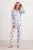 TRENDYOLMİLLA Dames 2-pack Blauw Met grafische print Lang, Regular fit Pyjama- Sets