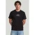 G-STAR denim relaxed fit T-shirt met print – zwart