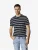 KOROSHI Shirt  marine / wit
