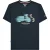 Lambretta Heren Scooter Waas T-Shirt (Marine)