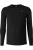 U.S. Polo Assn. Trui ronde halszwart, Effen