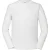 Fruit of the Loom Heren Iconic 195 Premium Ringspun Cotton T-shirt met lange mouwen (Wit)