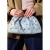 Manfield clutch met studs lichtblauw
