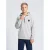 Petrol Industries hoodie met logo – grijs