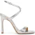 Michael Kors Amara High Heeled Sandal In Silver