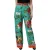 Groene Print Wijde Pantalon