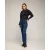 Basic wide leg jeans met een hoge taille.