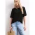 Street One Dames 2-in-1 shirt van mesh met boothals in Zwart