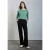 Street One Dames Zacht shirt met lange mouwen in Groen