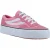 Superga 3041 Revolley Colorblock Platform Leer Dames Roze/Wit Trainers