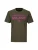 19V69 ITALIA Shirt ‘Rafael Ready To Rock’  olijfgroen / fuchsia