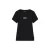 Korte mouw T-shirt met geborduurd logo voor dames Guess