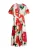 Next Jurk  ecru / groen / rood