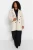 Trendyol Curve Dames Grijs Effen Lang Regular fit Grote maten Jassen