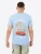 BRAVE SOUL Shirt  hemelsblauw / kaki / rood / wit