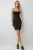Vierkante Hals Bodycon Mini Jurk