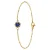 Lucardi Armband  blauw / goud