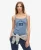 Superdry Vrouwen Athletic Essentials Pointelle Camitop met Print Blauw