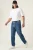 Baggy Denim Broek met Koord Taille