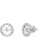 GUESS Oorbellen ‘Studs Party’  zilver / transparant