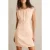 Reiss Craft Stitched Sleeveless Dress Peach