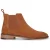 London Brogues Heren Tan Suede Leren Slip-On Chelsea Enkellaarsjes